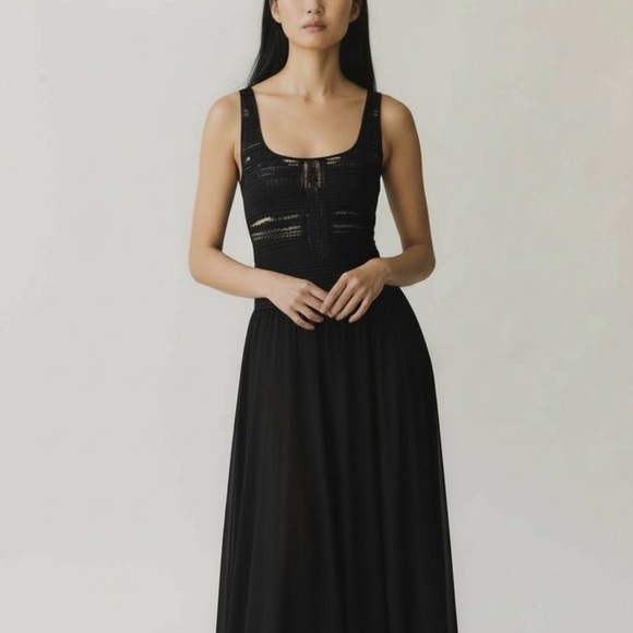 cinq a sept Tops - Cinq à Sept Maude Lace Bodysuit Black Medium